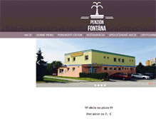 Tablet Screenshot of penzion-fontana.sk